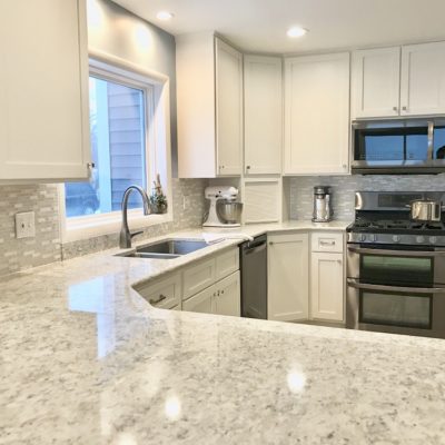 White Kitchen   Gold Marble Granite & Cabinets, LLC   Baltimore, MD