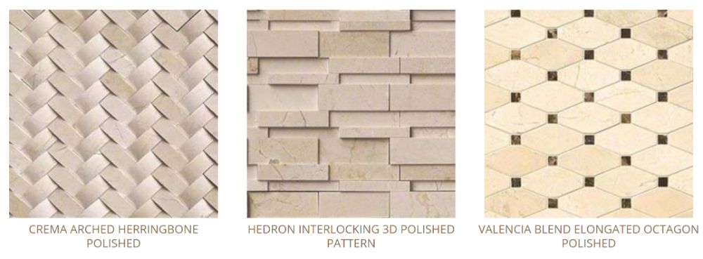 crema marfil tiles wall tile backsplash options Baltimore, MD