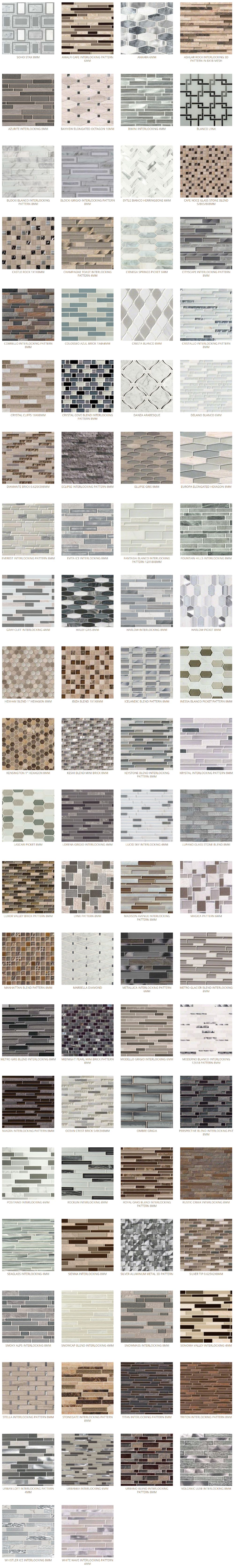 decorative mosaic tile blends wall tile backsplash options Baltimore, MD