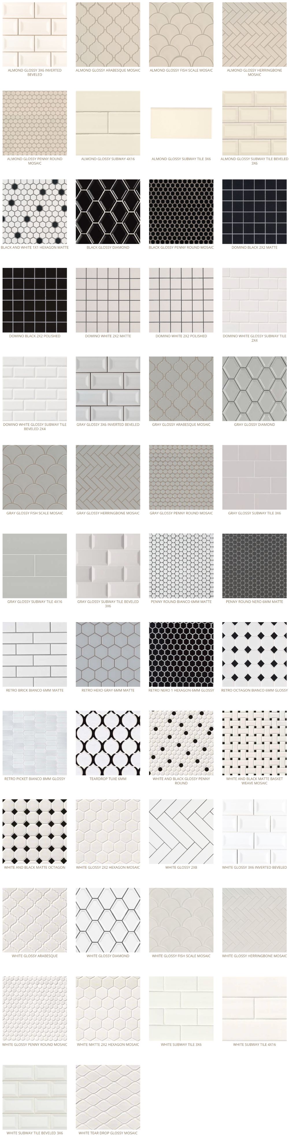 domino tiles wall tile backsplash options Baltimore, MD