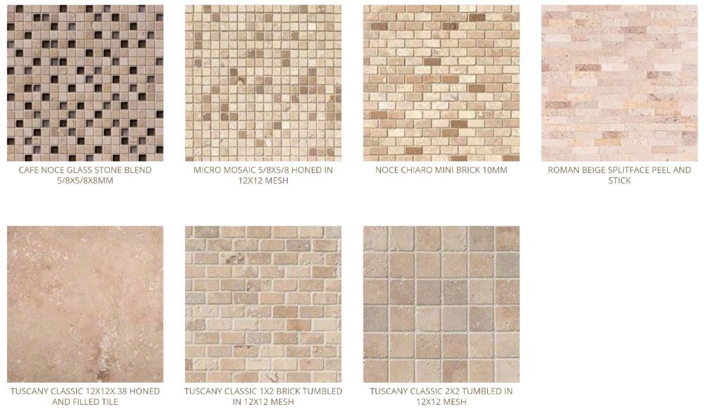 tuscany classic tiles wall tile backsplash options Baltimore, MD